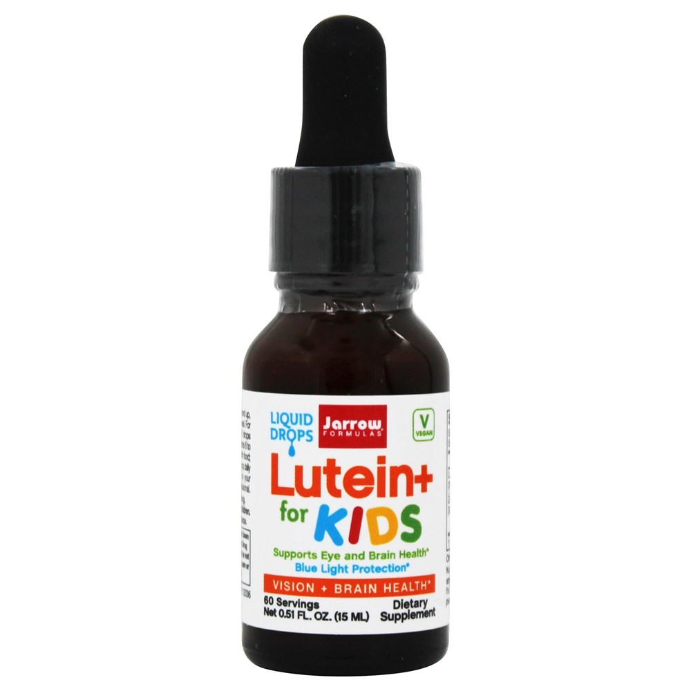 Luteína + para crianças, olhos e cérebro Health Support - 0.51 fl. oz. Jarrow Formulas - Imagem 2