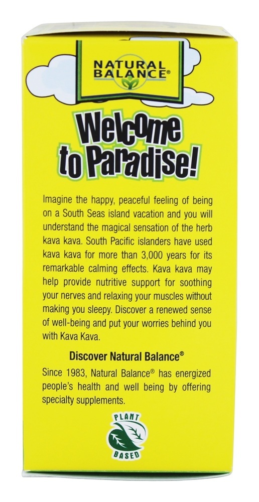 Kava Kava 450 mg. - Cápsulas vegetarianas 60 Natural Balance - Imagem 4