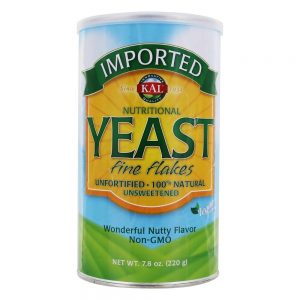 Flocos finos não fermentados de levedura importados sem açúcar - 7.8 oz. Kal