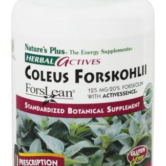De ervas Ativos Coleus Forskohlii Forskolin 125 mg. - Cápsulas vegetarianas 60 Natures Plus