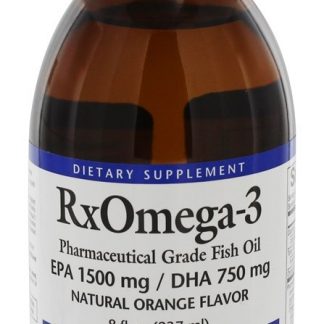 Fatores RxOmega-3 EPA 1500 mg / DHA 750 mg Sabor Líquido Laranja - 8 fl. oz. Natural Factors