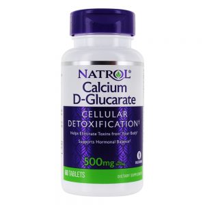 Cálcio D-Glucarato Desintoxicação Celular - 60 Tablets Natrol