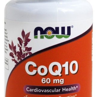 CoQ10 Para a Saúde Cardiovascular 60 mg. - 60 Cápsula (s) vegetal (s) NOW Foods