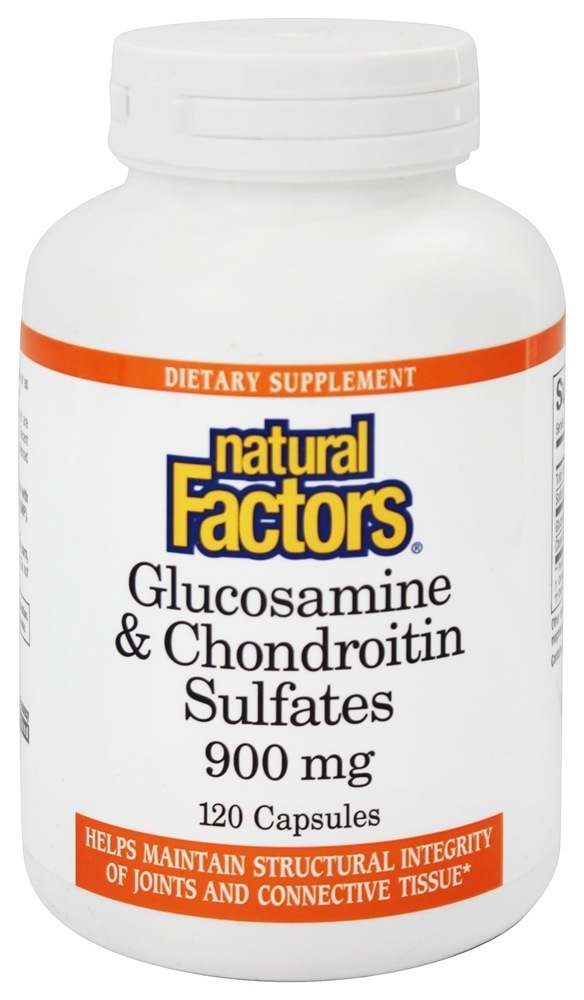 Sulfatos de Glucosamina & Condroitina 900 mg. - Cápsulas 120 Natural Factors