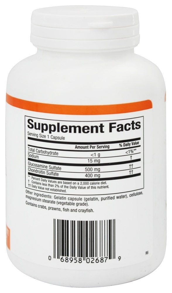 Sulfatos de Glucosamina & Condroitina 900 mg. - Cápsulas 120 Natural Factors - Imagem 2