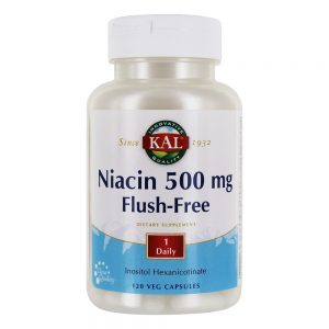 Niacina Flush-Free 500 mg. - Cápsulas vegetarianas 120 Kal