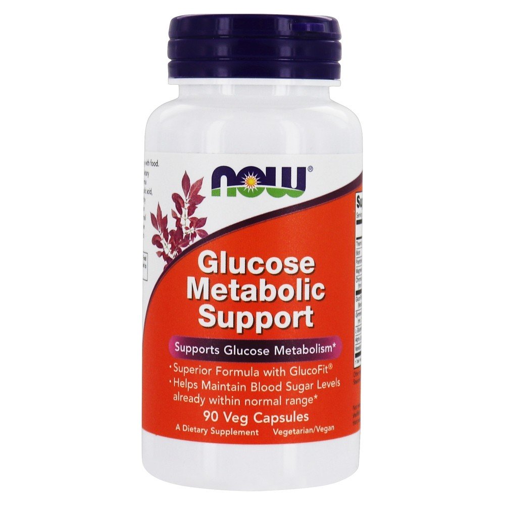 Suporte para Metabolismo de Glicose - 90 Cápsula (s) vegetal (s) NOW Foods