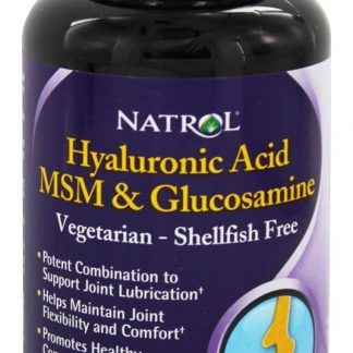 Ácido Hialurônico MSM e Glucosamina - Cápsulas 90 Natrol