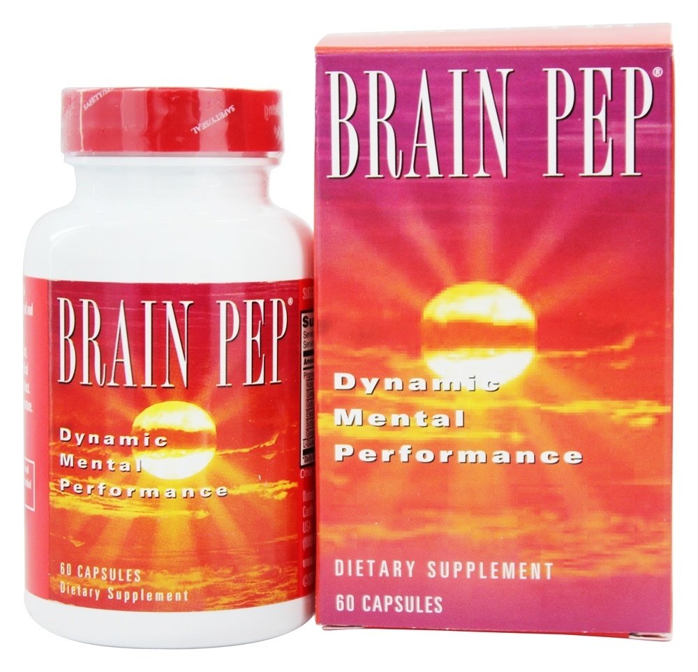Brain Pep para Desempenho Mental Dinâmico - Cápsulas 60 Natural Balance