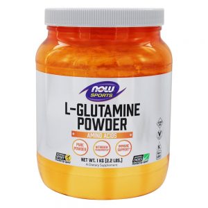 NOW Sports L-Glutamine Powder Aminoácidos - 35.3 oz. NOW Foods