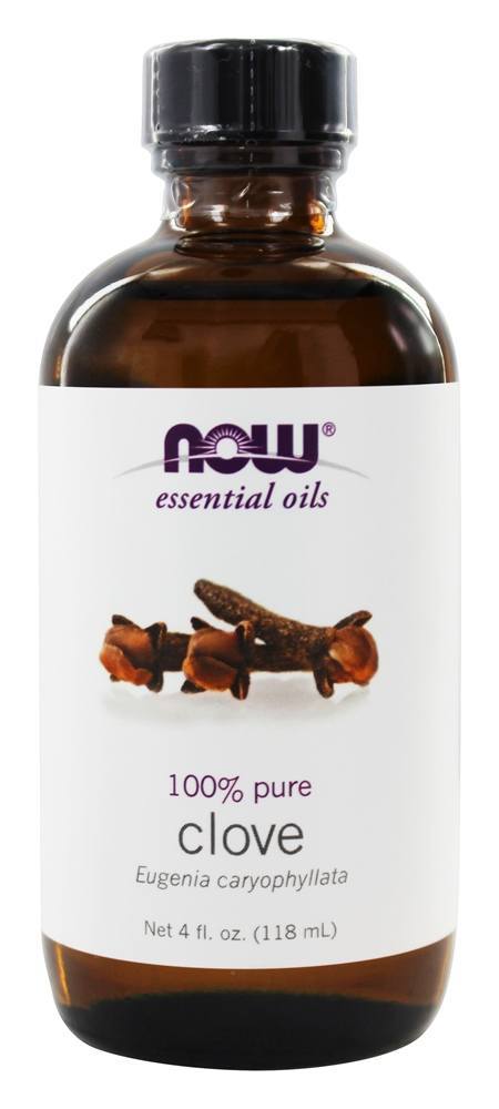 Óleo Essencial de Cravo 100% Pure - 4 fl. oz. NOW Foods