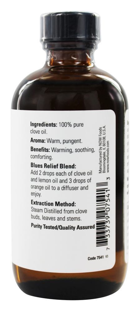 Óleo Essencial de Cravo 100% Pure - 4 fl. oz. NOW Foods - Imagem 2
