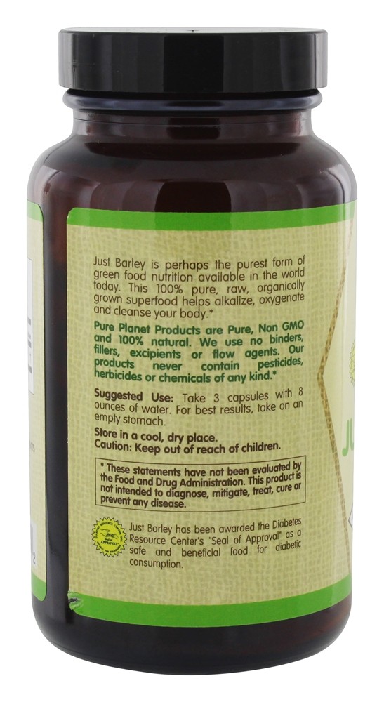 Apenas cevada - Cápsulas vegetarianas 180 Pure Planet - Imagem 3