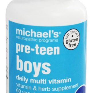 Multivitamínico Diário Para Meninos Pré-Adolescentes - 60 Comprimidos vegetarianos Michael's Naturopathic Programs