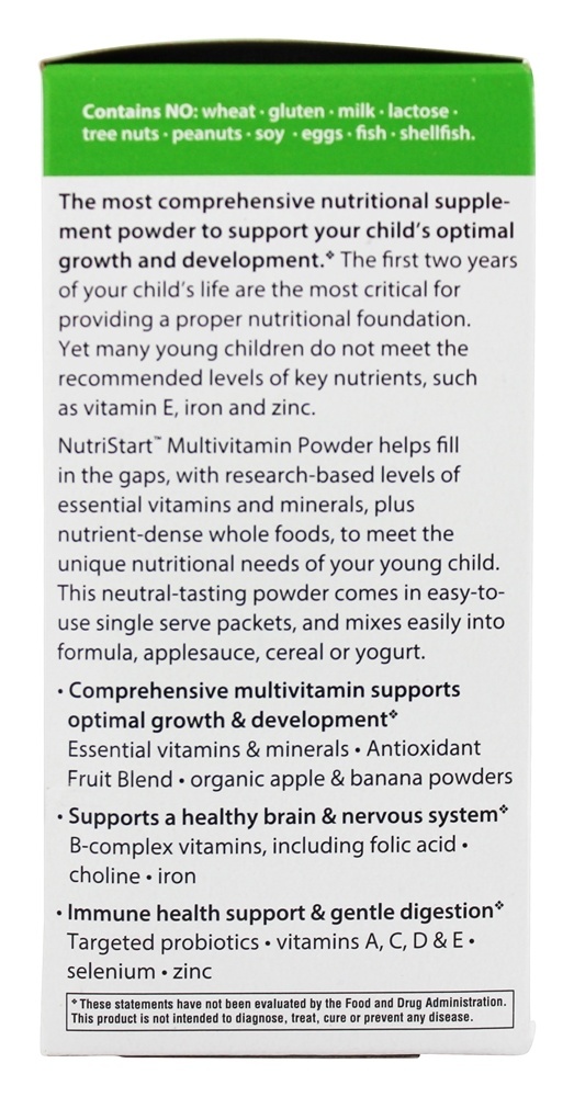 Pó Multivitamínico NutriStart - 25 Pacotes (s) Rainbow Light - Imagem 4