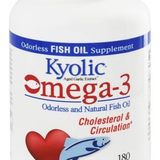 Extrato de alho envelhecido com EPA e DHA - 180 Softgels Kyolic