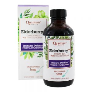 Xarope de defesa imunitária para sabugueiro - 4 fl. oz. Quantum Health