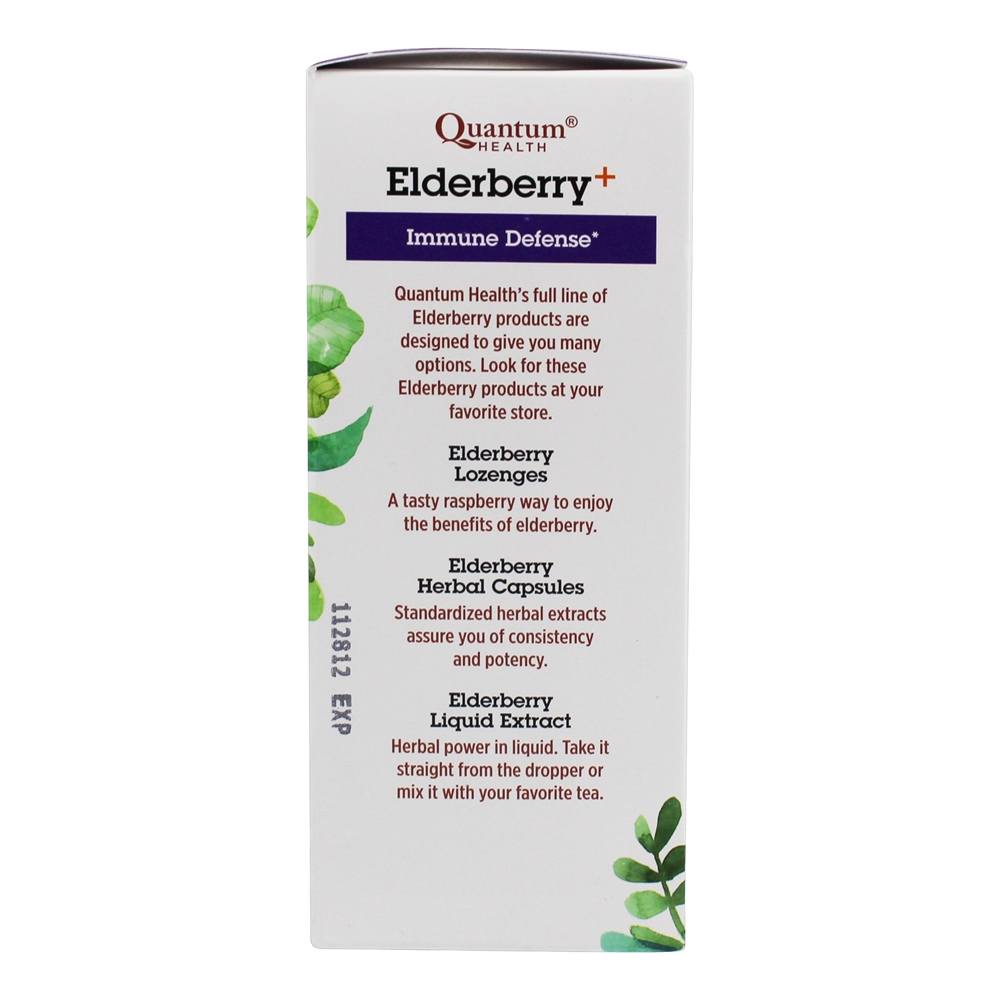 Xarope de defesa imunitária para sabugueiro - 4 fl. oz. Quantum Health - Imagem 5