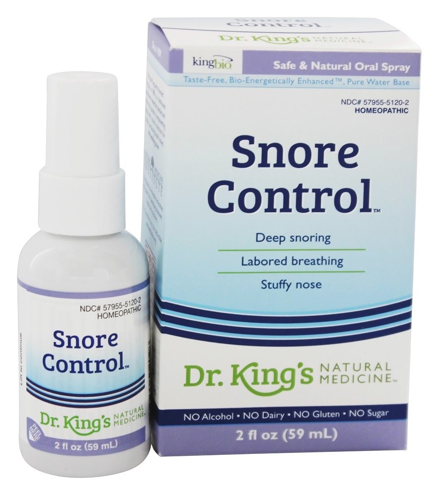 Controle de ronco de medicina natural homeopática - 2 oz. King Bio