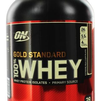 100% Whey Protein Isolado Gold Standard Sabor Chocolate ao Leite Extremo - 2 lbs. Optimum Nutrition