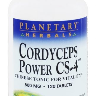 Cordyceps Power CS-4 800 mg. - 120 Comprimidos anteriormente com fórmulas planetárias Planetary Herbals