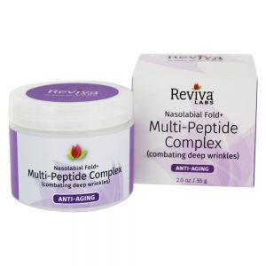 Complexo Anti-Envelhecimento Nasolabial Fold + Multi-Peptide for Face - 2 oz. Reviva Labs