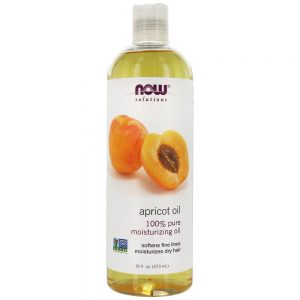 NOW Solutions 100 % Pure Óleo Hidratante de Damasco - 16 fl. oz. NOW Foods