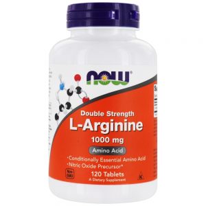 Força dupla da L-arginina 1000 mg . - 120 Tablets NOW Foods