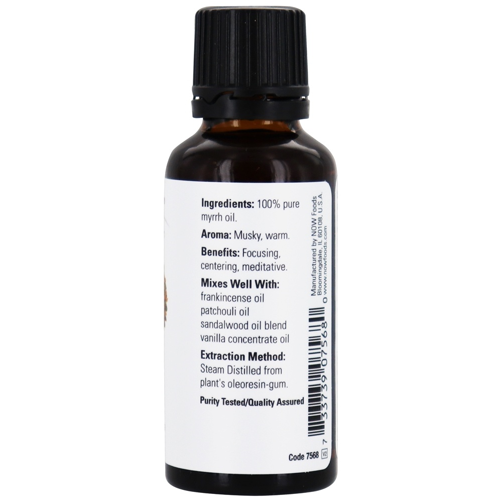 100 % Pure Óleo essencial de mirra - 1 fl. oz. NOW Foods - Imagem 2
