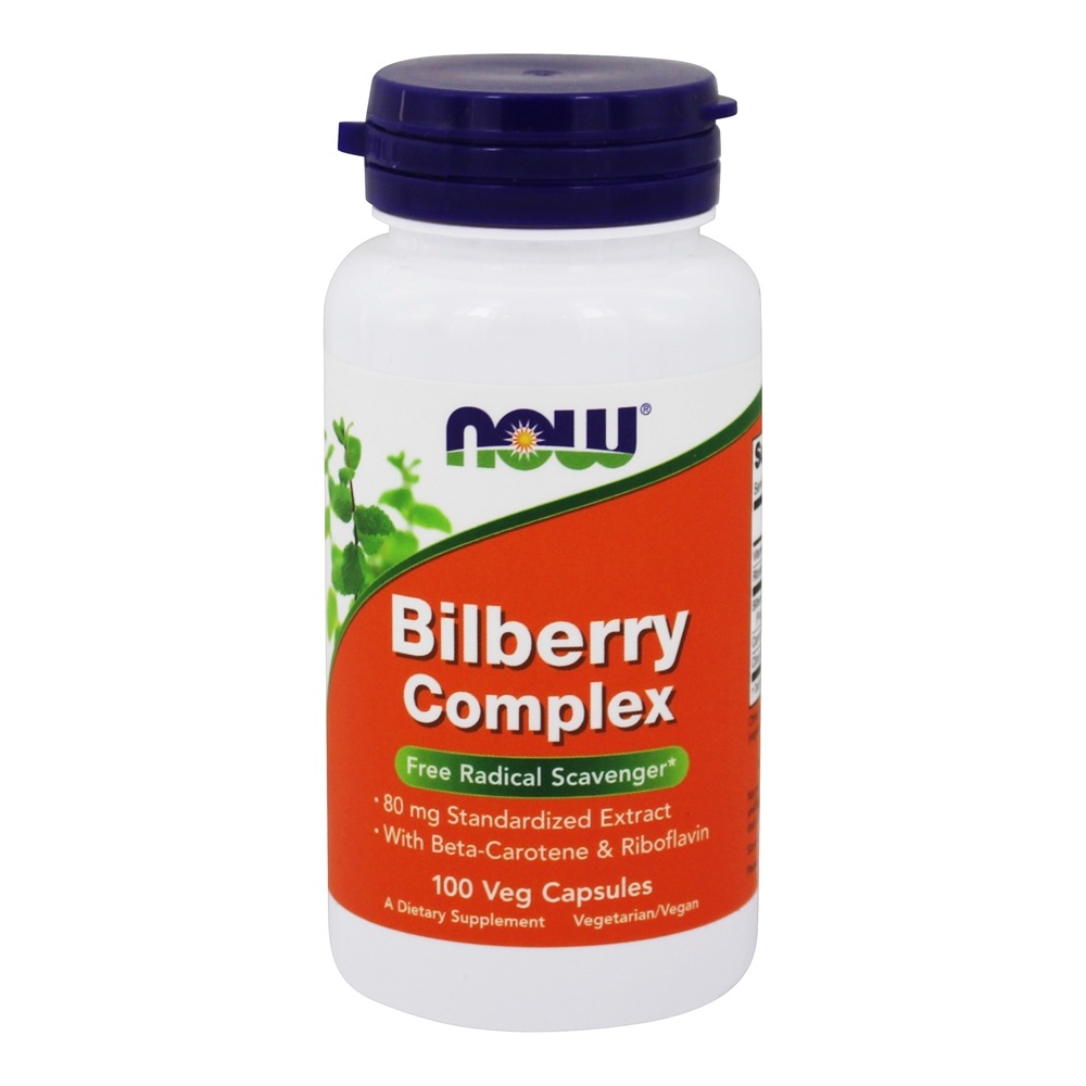 Complexo de Mirtilo 80 mg. - Cápsulas 100 NOW Foods