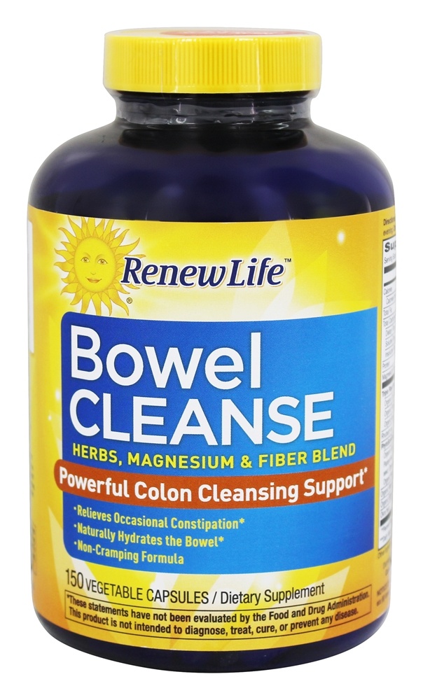 Limpeza intestinal - 150 Cápsula (s) vegetal (s) Renew Life