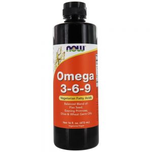Omega 3 - 6 - 9 ácidos graxos vegetarianos - 16 fl. oz. NOW Foods
