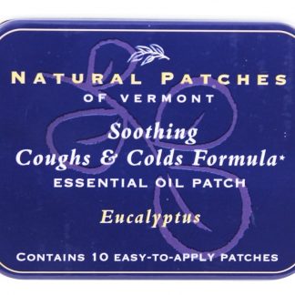 Calmante Tosse & Constipações Fórmula Essencial óleo Remendos Eucalipto Citriodora - 10 Patch (s) Anteriormente Naturopatch Natural Patches of Vermont