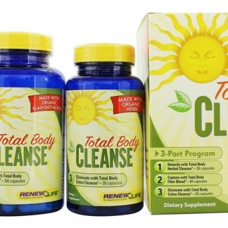 Kit orgânico de três dias para limpeza total do corpo em 14 dias Renew Life