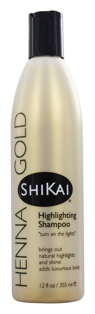 Shampoo de Realce Ouro Henna - 12 fl. oz. Shikai