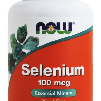 Selênio Levedura Livre Vegetariana 100 mcg. - 250 Tablets NOW Foods