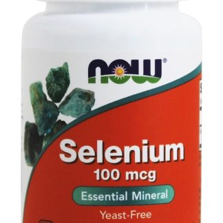 Selênio Levedura Livre Vegetariana 100 mcg. - 100 Tablets NOW Foods