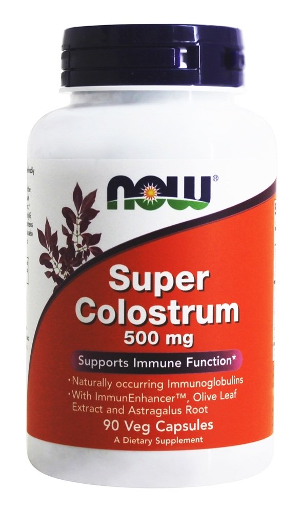 Super colostro 500 mg. - Cápsulas vegetarianas 90 NOW Foods