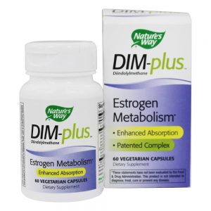 DIM-Plus Fórmula para Metabolismo Estrogênico - Cápsulas 60 Nature's Way