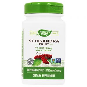 Fruta Schizandra 1160 mg. - Cápsulas Vegan 100 Nature's Way