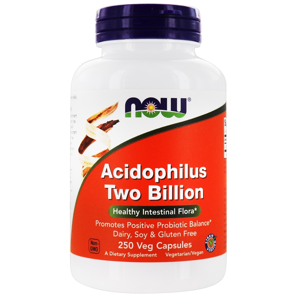 Acidófilo 2 Bilhão - 250 Cápsula (s) vegetal (s) NOW Foods