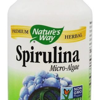 Spirulina Micro-Algas 380 mg. - Cápsulas vegetarianas 100 Nature's Way
