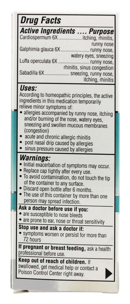 Alívio da Alergia Nasal - 0.5 fl. oz. Similasan - Imagem 2