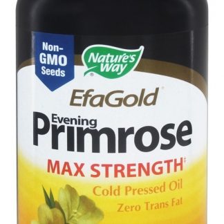 Óleo de Onagra Alta Potência Com 10% GLA 1300 mg. - 120 Softgels Nature's Way