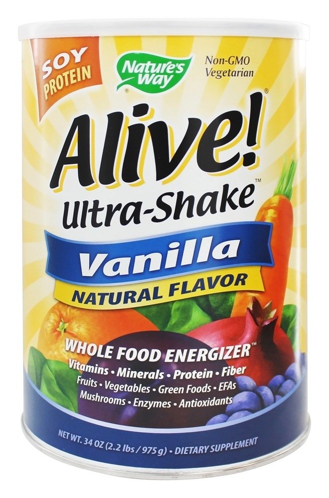 Baunilha Viva de Proteína de Soja Ultra-Agitada - 2.2 lbs. Nature's Way