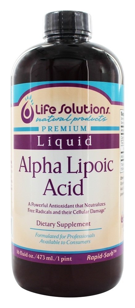 Líquido Alpha Ácido lipóico - 16 fl. oz. Life Solutions