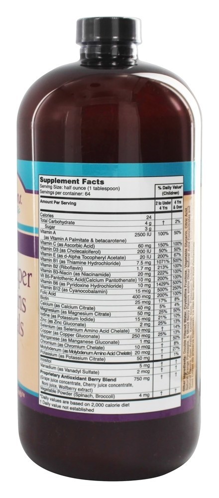 Liquid SuperVitaminas e Minerais - 32 fl. oz. Life Solutions - Imagem 2