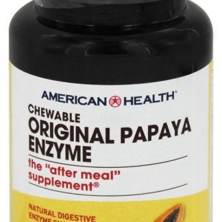 Enzima papaia original mastigável - 100 Tablets American Health