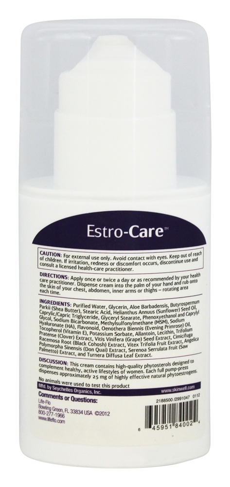 Estro-Care Fitoestrógenos Naturais em Creme - 2 oz. Life-Flo - Imagem 2