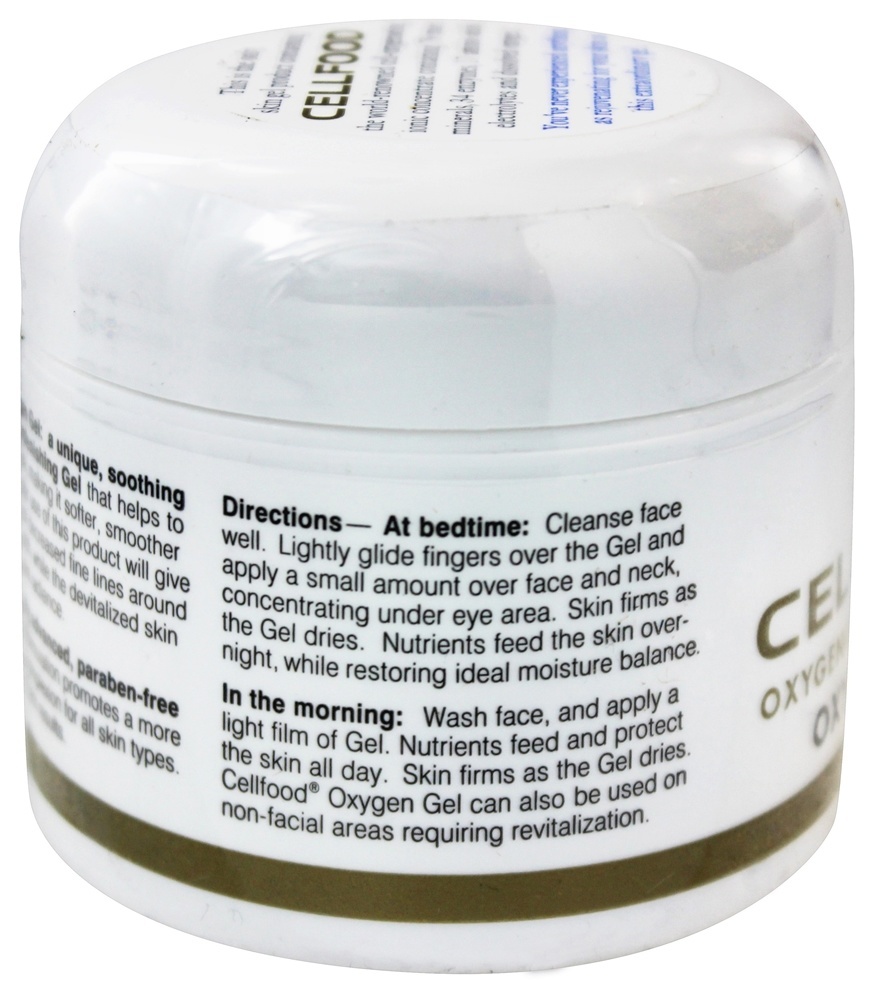 Célula Comida Oxigênio Gel Oxigenando Pele Cuidar - 2 oz. Lumina Health - Imagem 3